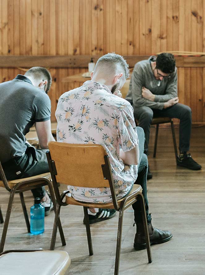 People praying at CityLight Church North Adelaide.